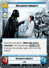 Diplomatic Immunity (Hyperspace Foil) - Star Wars Unlimited
