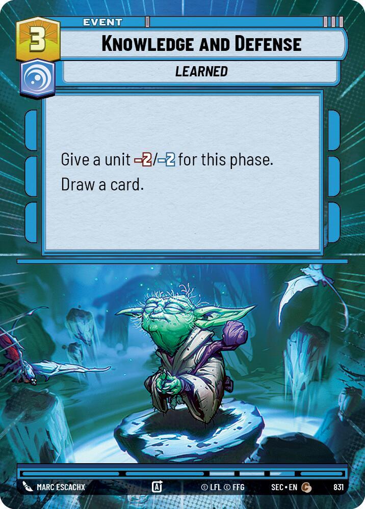 Knowledge and Defense (Hyperspace Foil)