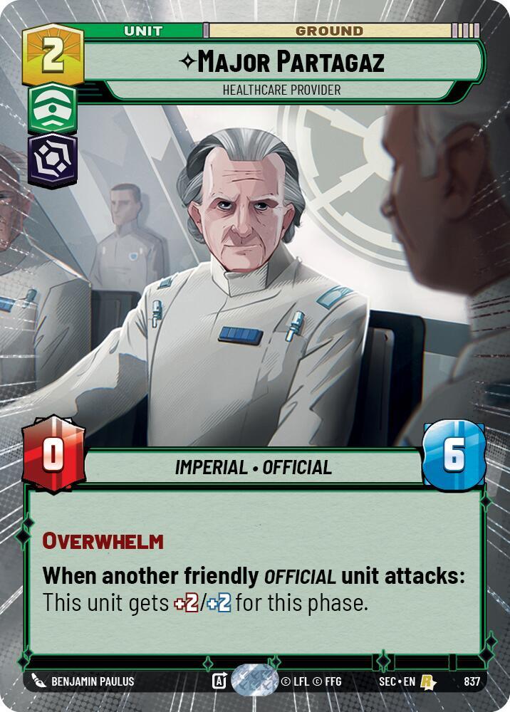 Major Partagaz - Healthcare Provider (Hyperspace Foil)