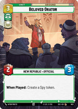 Beloved Orator (Hyperspace Foil) - Star Wars Unlimited