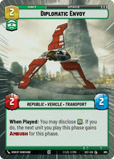 Diplomatic Envoy (Hyperspace Foil) - Star Wars Unlimited