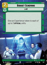 Budget Scheming (Hyperspace Foil) - Star Wars Unlimited