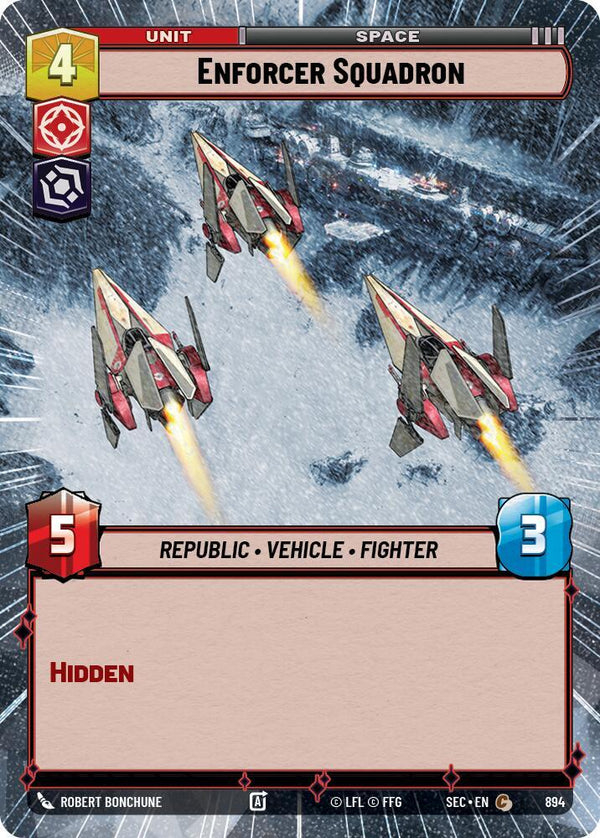 Enforcer Squadron (Hyperspace Foil) - Star Wars Unlimited