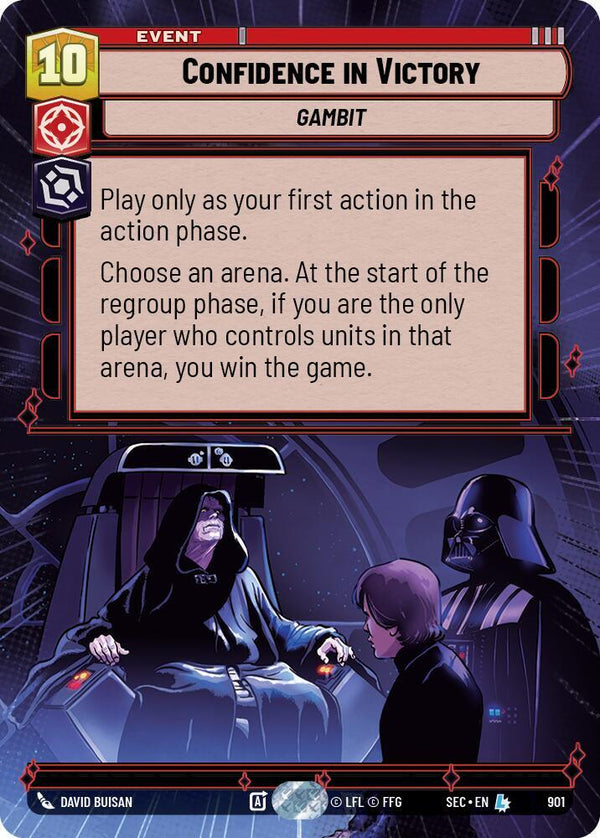 Confidence in Victory (Hyperspace Foil) - Star Wars Unlimited