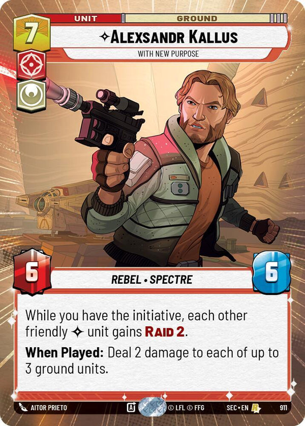 Alexsandr Kallus - With New Purpose (Hyperspace Foil) - Star Wars Unlimited
