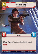 Cinta Kaz - The Struggle Comes First (Hyperspace Foil) - Star Wars Unlimited