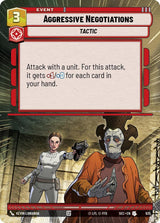 Aggressive Negotiations (Hyperspace Foil) - Star Wars Unlimited