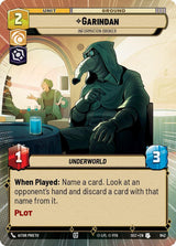 Garindan - Information Broker (Hyperspace Foil) - Star Wars Unlimited