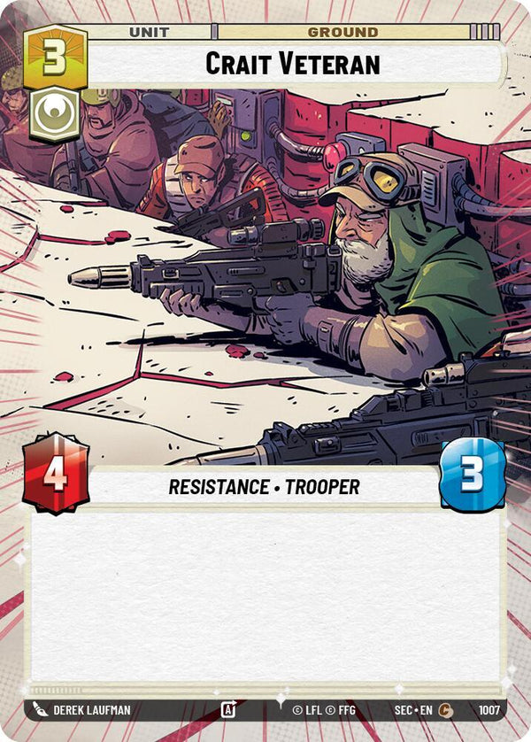 Crait Veteran (Hyperspace Foil) - Star Wars Unlimited