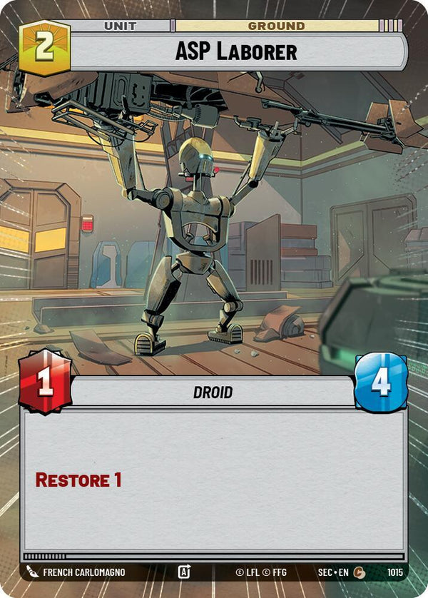 ASP Laborer (Hyperspace Foil) - Star Wars Unlimited