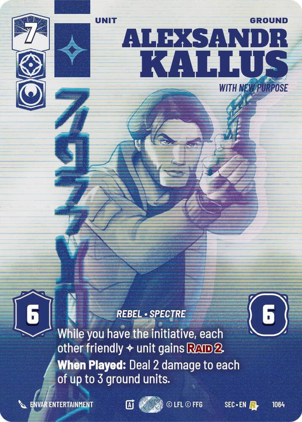 Alexsandr Kallus - With New Purpose (Prestige) - Star Wars Unlimited