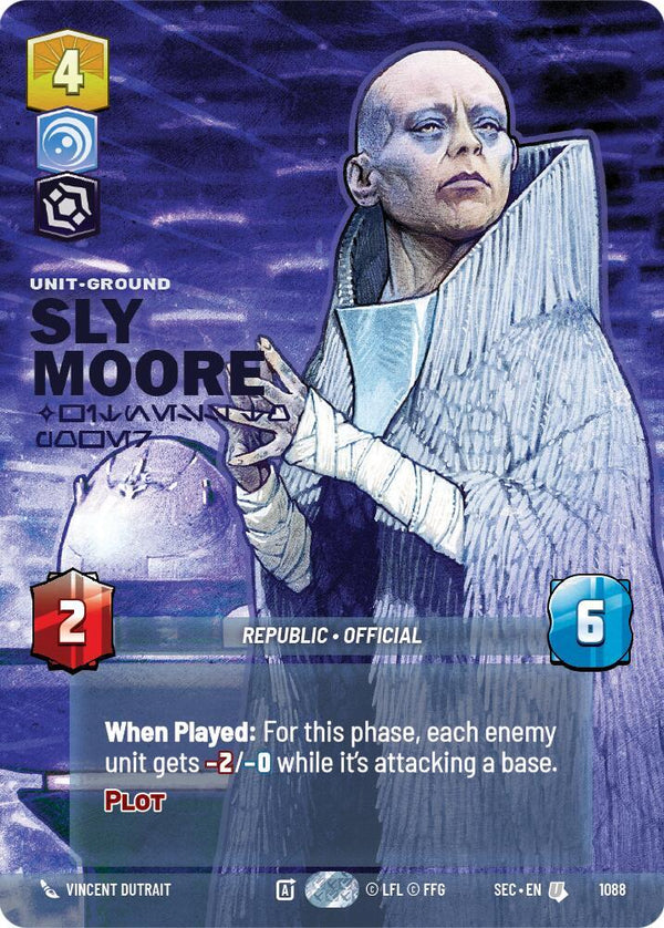 Sly Moore - Witness to Power (Prestige Foil) - Star Wars Unlimited