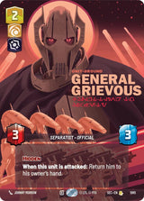 General Grievous - Scuttling to Safety (Prestige Foil) - Star Wars Unlimited