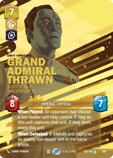 Grand Admiral Thrawn - Grand Schemer (Prestige Foil) - Star Wars Unlimited