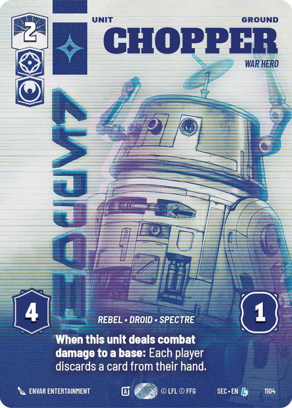 Chopper - War Hero (Prestige Foil) - Star Wars Unlimited