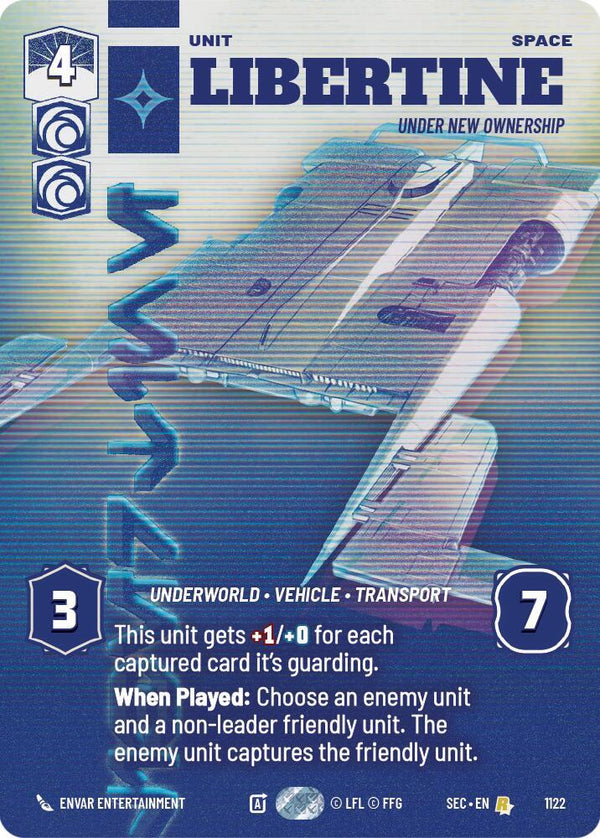 Libertine - Under New Ownership (Prestige Foil) - Star Wars Unlimited