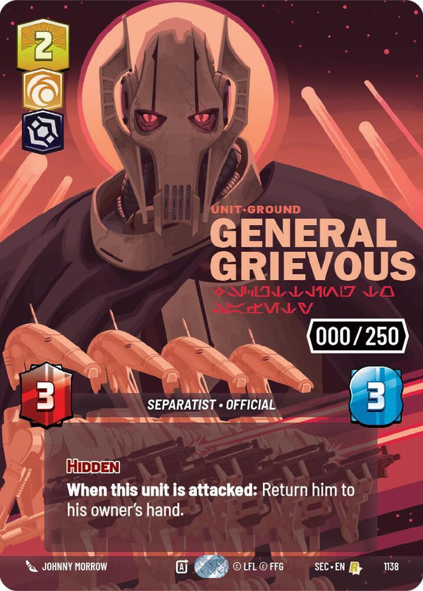 General Grievous - Scuttling to Safety (Serialized) - Star Wars Unlimited