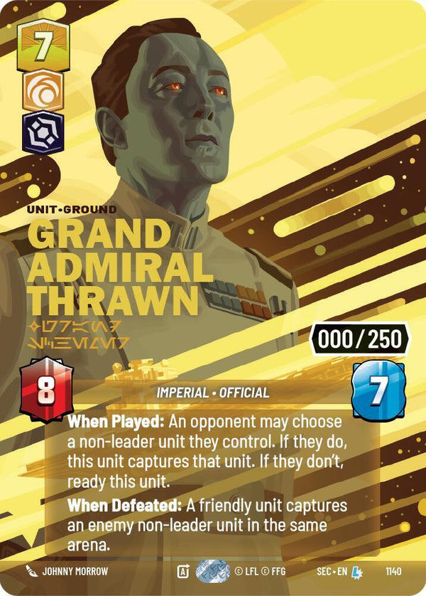 Grand Admiral Thrawn - Grand Schemer (Serialized) - Star Wars Unlimited
