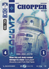 Chopper - War Hero (Serialized) - Star Wars Unlimited