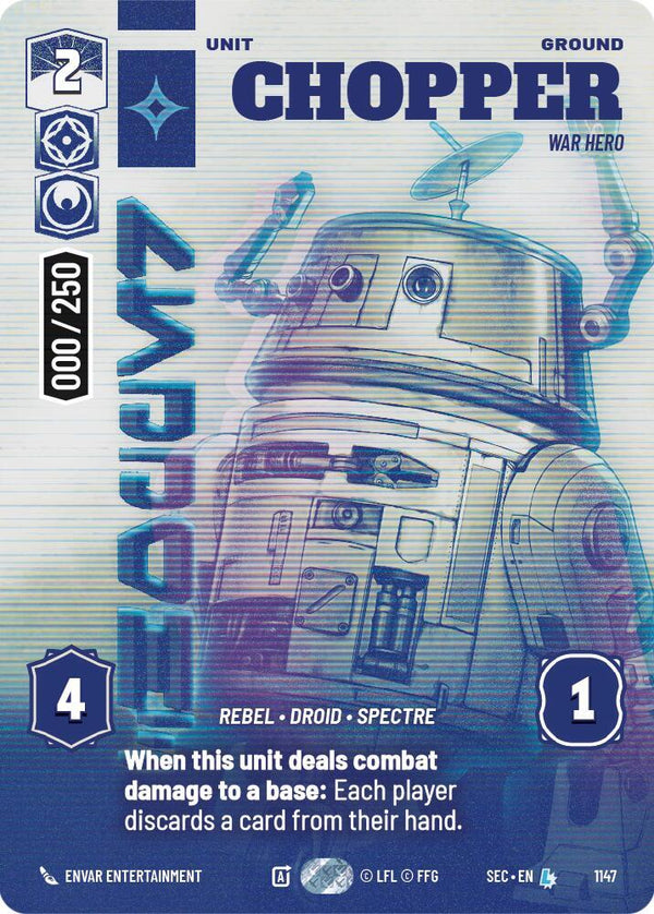 Chopper - War Hero (Serialized) - Star Wars Unlimited