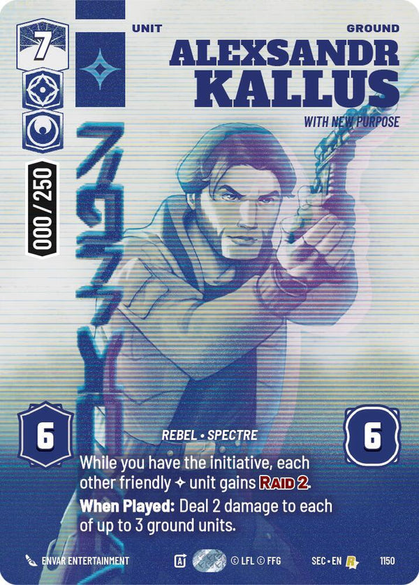 Alexsandr Kallus - With New Purpose (Serialized) - Star Wars Unlimited