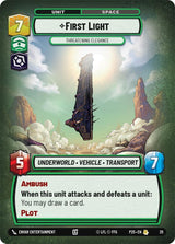First Light - Threatening Elegance - Star Wars Unlimited