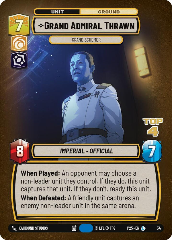 Grand Admiral Thrawn - Grand Schemer (Top 4) - Star Wars Unlimited
