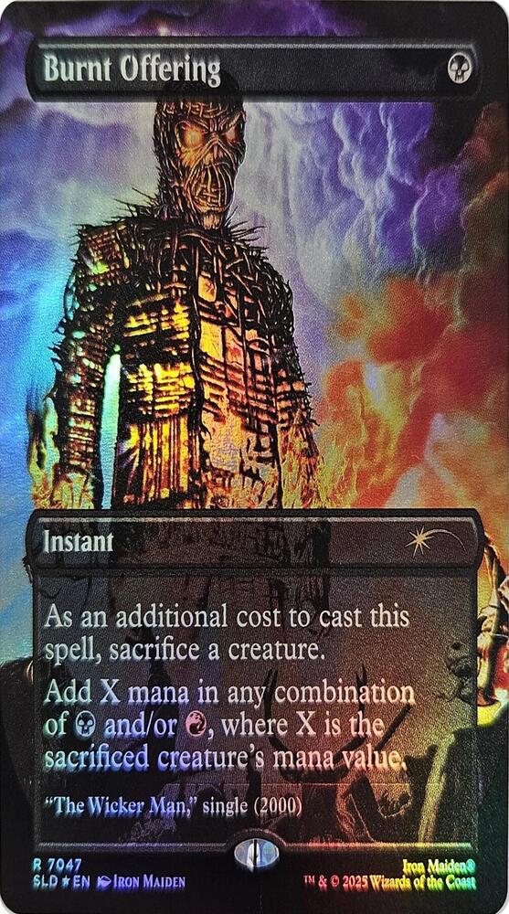 Burnt Offering (Rainbow Foil) - Magic: The Gathering