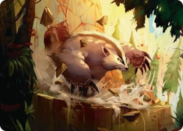 Badgermole Art Card - Magic: The Gathering