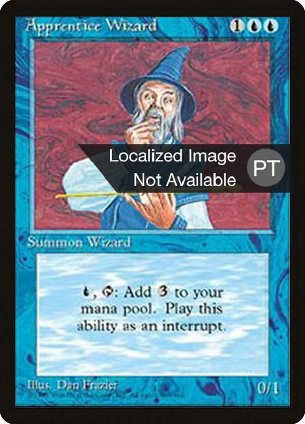 Apprentice Wizard - Magic: The Gathering
