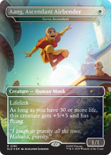 Aang, Ascendant Airbender - Serra Ascendant (Rainbow Foil) - Magic: The Gathering