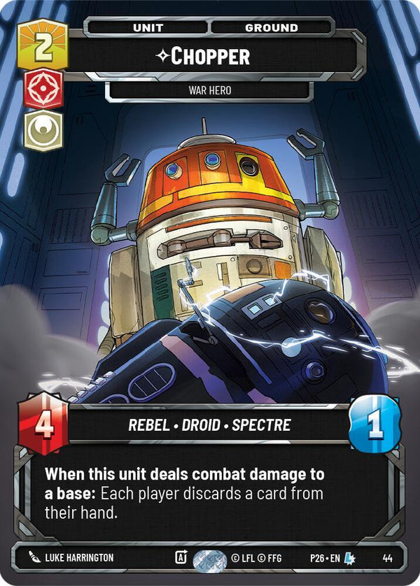Chopper - War Hero (44) - Star Wars Unlimited