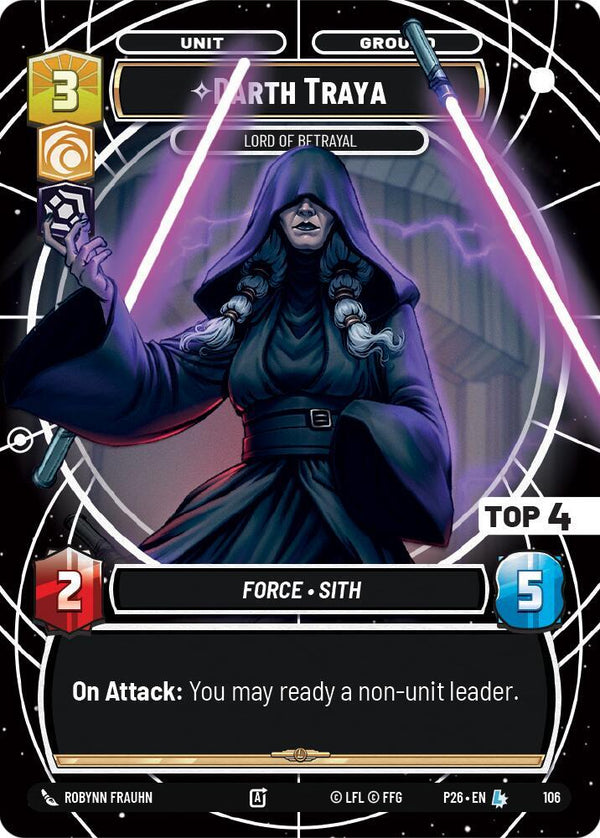 Darth Traya - Lord of Betrayal (Top 4) - Star Wars Unlimited