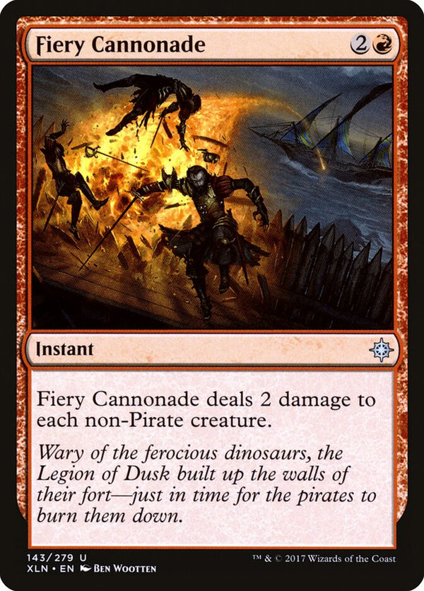 Fiery Cannonade - Magic: The Gathering