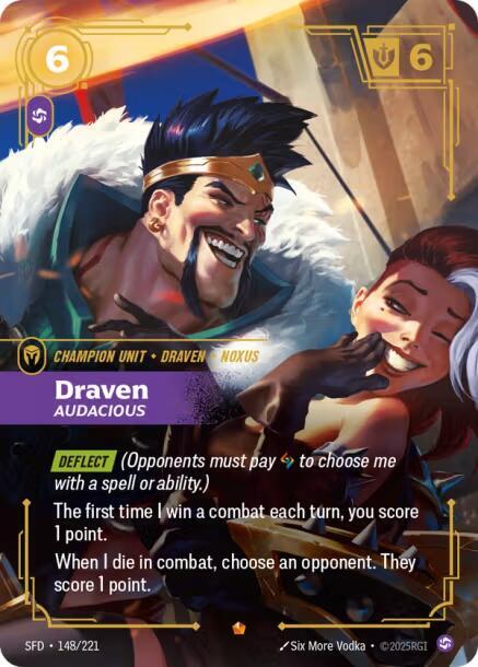 Draven - Audacious - Riftbound: League of Legends TCG
