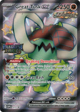 Great Tusk ex - 072 (Paldean Fates Stamped) - Pokémon