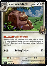 Arven's Greedent - 159/182 (Cosmo Holo) - Pokémon