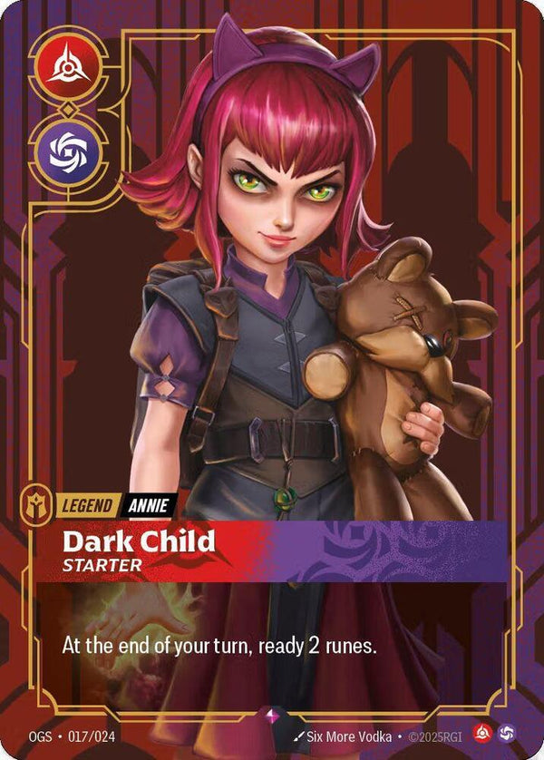 Annie - Dark Child (Metal) - Riftbound: League of Legends TCG