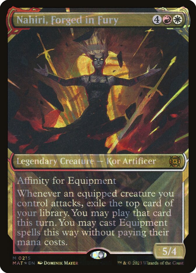 Nahiri, Forged in Fury (Halo Foil)