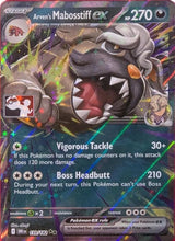 Arven's Mabosstiff ex - 139/182 - Pokémon