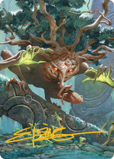 Ferrafor, Young Yew Art Card (Gold-Stamped Signature) - Magic: The Gathering
