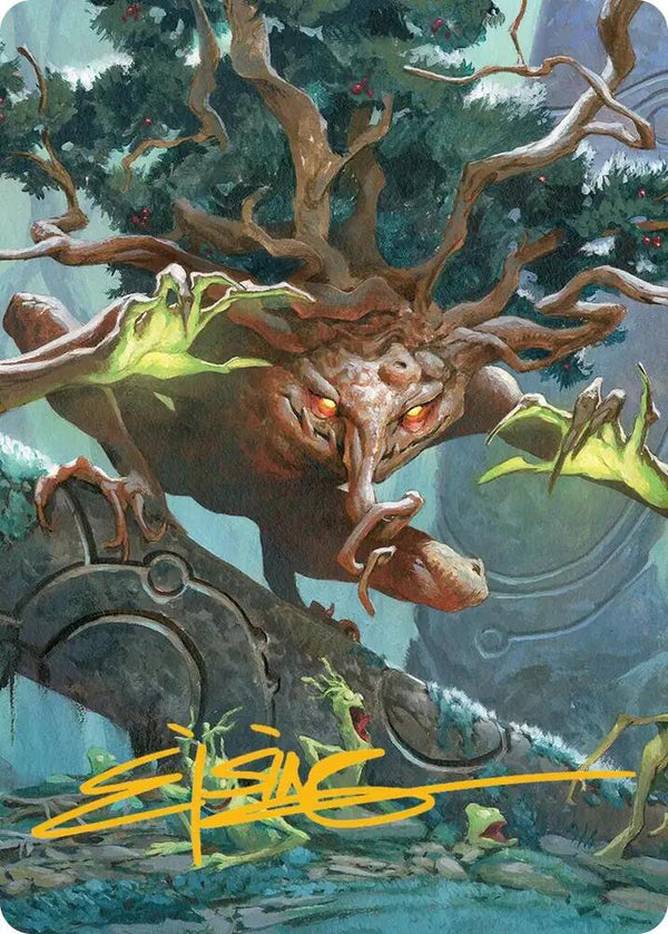 Ferrafor, Young Yew Art Card (Gold-Stamped Signature) - Magic: The Gathering