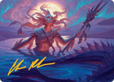 Eclipsed Merrow Art Card (Gold-Stamped Signature) - Magic: The Gathering