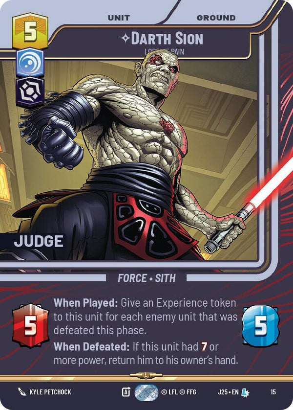 Darth Sion - Lord of Pain - Star Wars Unlimited
