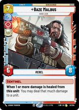 Baze Malbus - Good Luck - Star Wars Unlimited