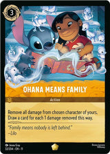 Ohana Means Family - Disney Lorcana