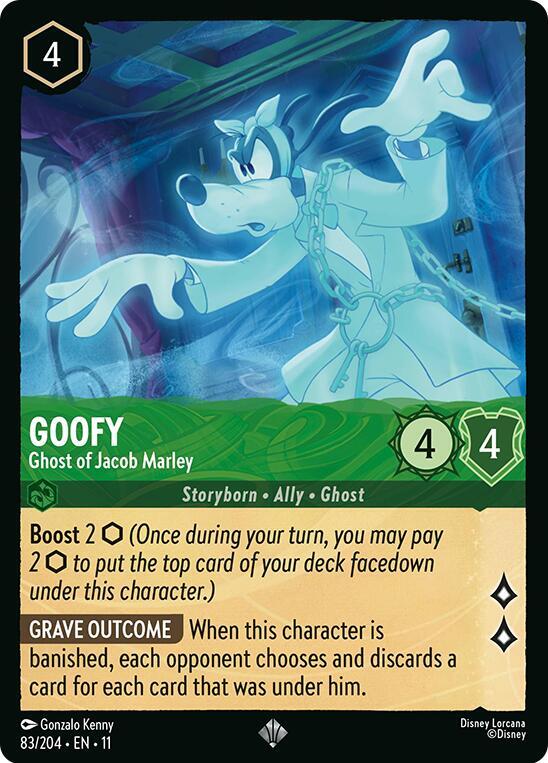 Goofy - Ghost of Jacob Marley - Disney Lorcana