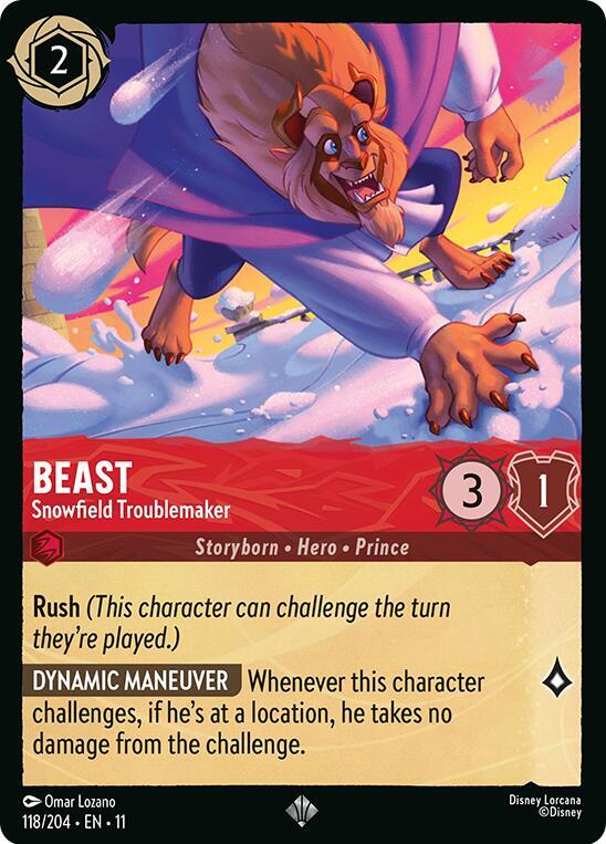 Beast - Snowfield Troublemaker - Disney Lorcana