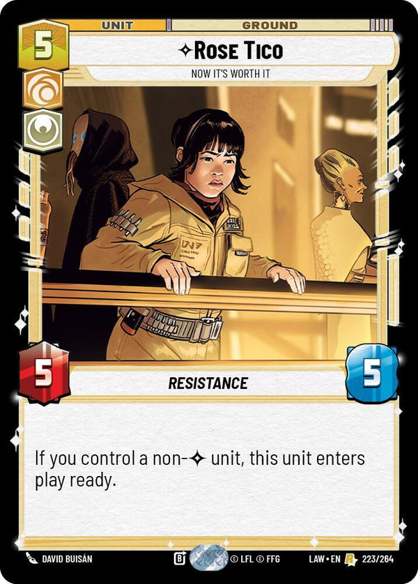 Rose Tico - Now It's Worth It - Star Wars Unlimited