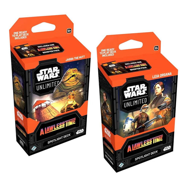A Lawless Time - Spotlight Deck Pair: Leia Organa & Jabba the Hutt - Star Wars Unlimited